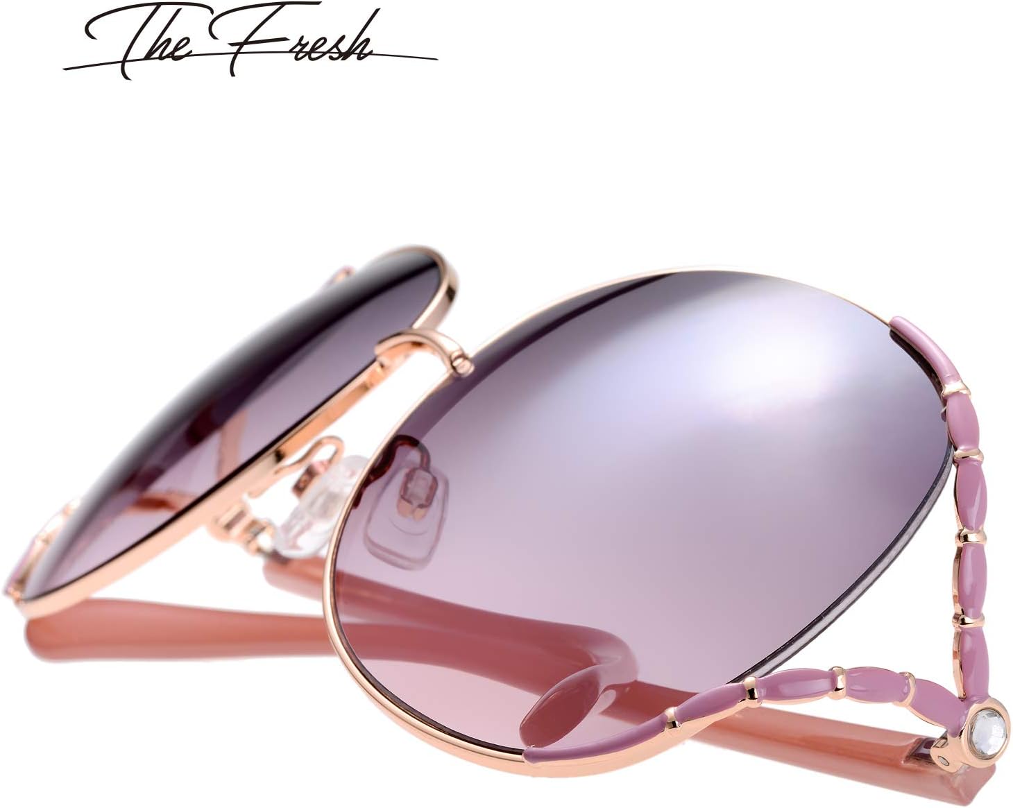 The Fresh Classic Crystal Elegant Women Beauty Design Sunglasses Gift Box