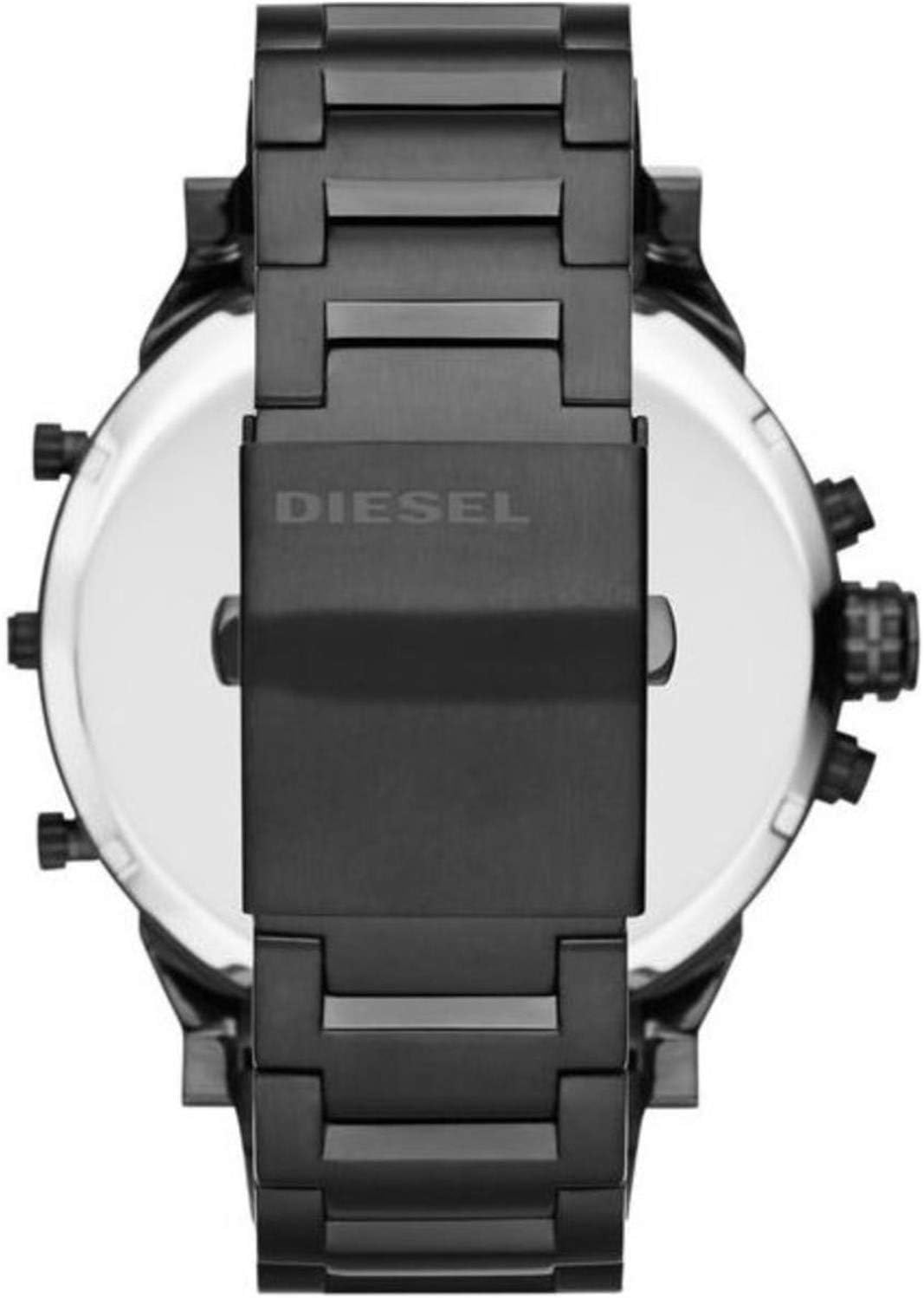 Diesel Men's 57mm Mr. Daddy 2.0 Quartz Stainless Steel Chronograph Watch, Color: Black (Model: DZ7312)