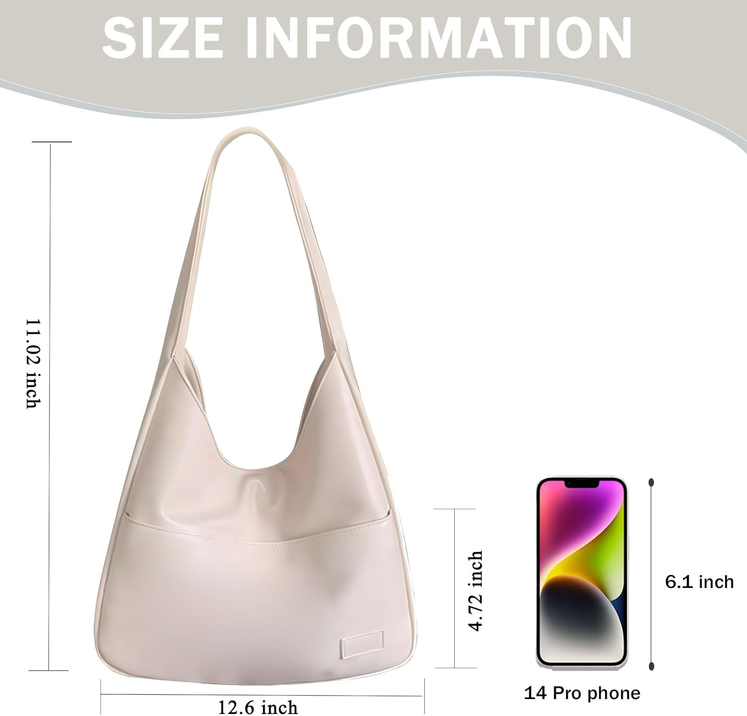 Faux Leather Hobo Bag for Women Large PU Leather Tote Bag Fashionable Stylish Shoulder Bag Women Trendy 2024