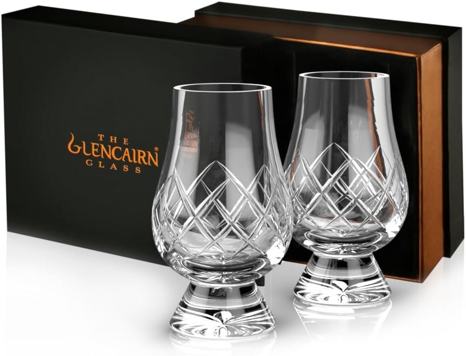 GLENCAIRN Cut Premium Whiskey Glass, Gift Set of 2