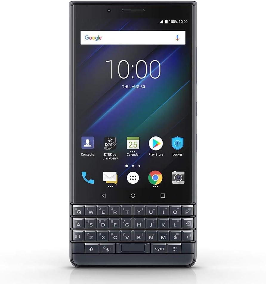 BlackBerry KEY2 LE GSM Unlocked Android Smartphone, 64GB, 13MP Rear Dual Camera, Android 8.1 Oreo (U.S. Warranty) – Slate