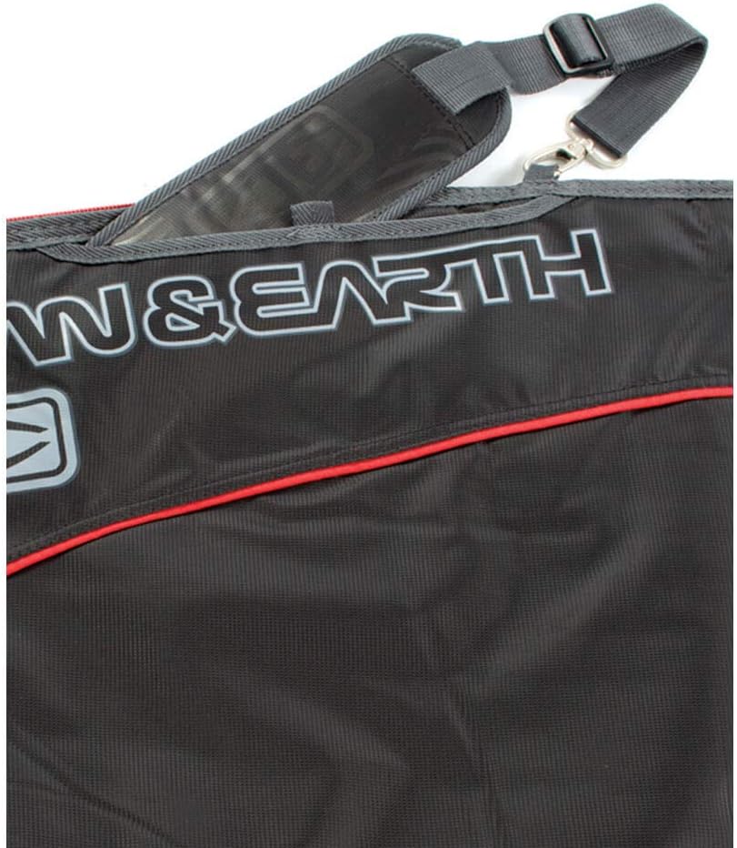 Ocean & Earth Aircon Black/Red Longboard Surfboard Bag - Fits 1 Board - 26" x 8'