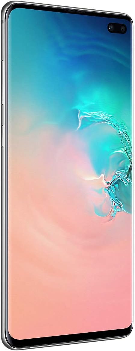 Samsung Galaxy S10+ Plus 128GB / 8GB RAM SM-G975F Hybrid/Dual-SIM (GSM Only, No CDMA) Factory Unlocked 4G/LTE Smartphone - International Version (Prism White, 128GB)