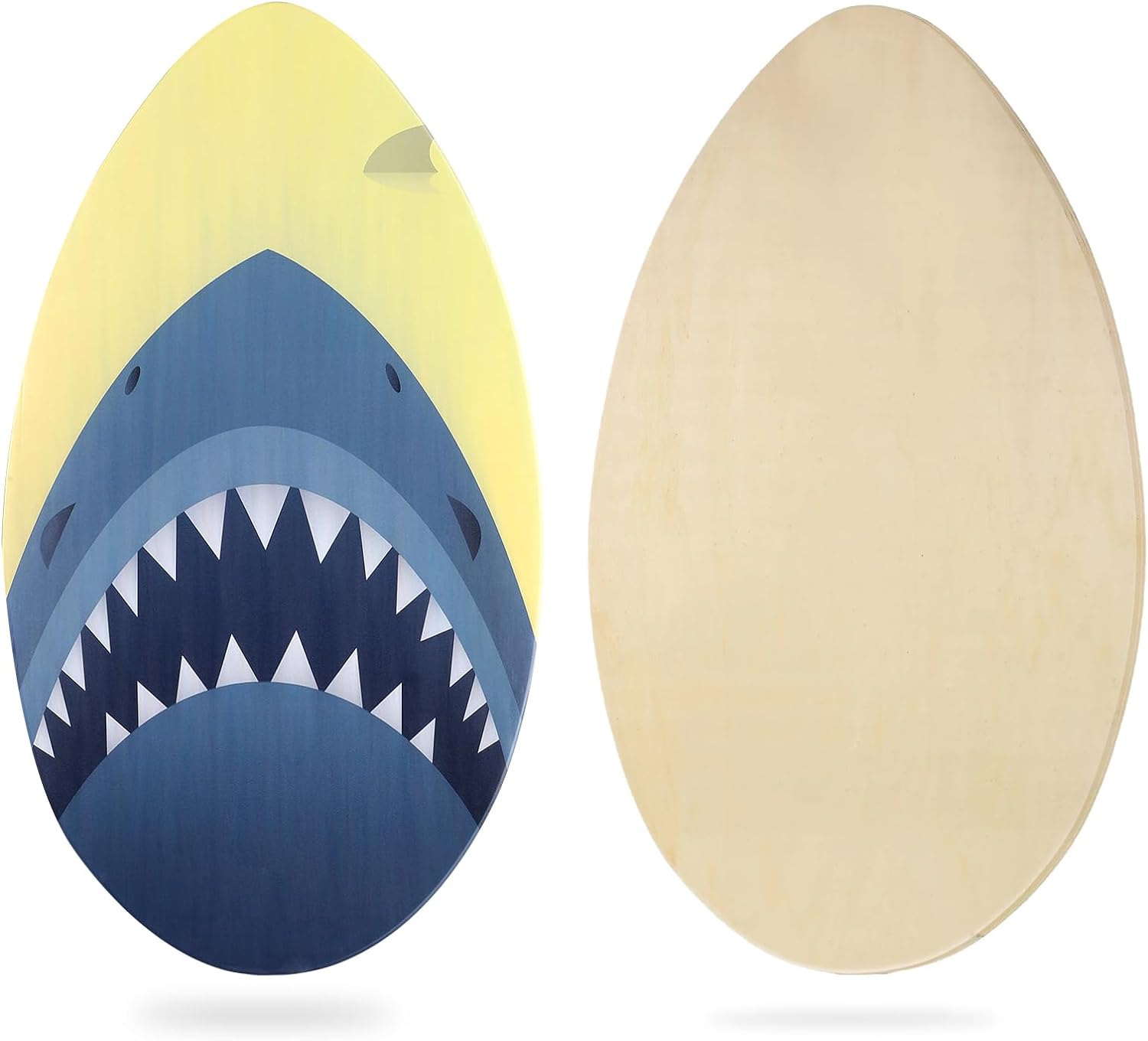 Skimboard 35 inch Skim Board for Kids Adults Wooden Skim Boards with High Gloss Coat for Beach Skimboards for Beginners to Intermediate