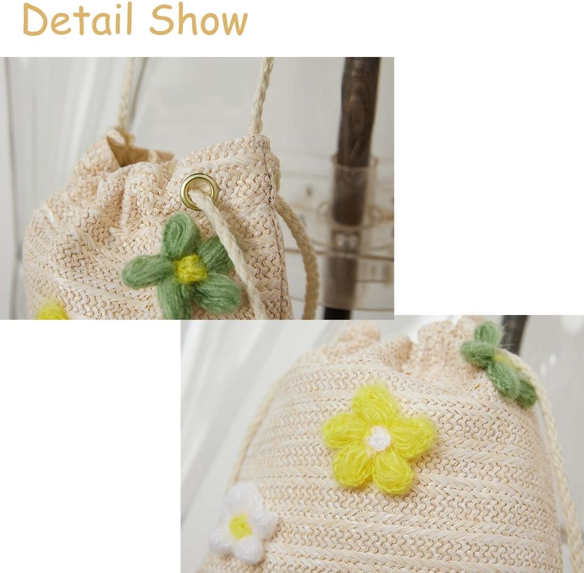 Basket Purse For Women Small Straw Purse and Handbags Straw Crossbody Bags Cute Aesthetic Summer Accessories Beach