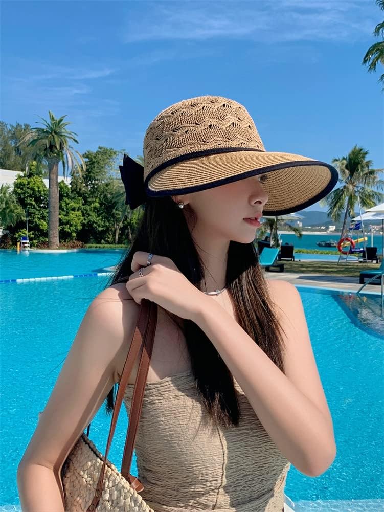 Wide Brim Beach Hats for Women Breathable Sun Hat Bucket Hat Sun Visors Fishing Cap for Travel Picnic Outdoor Summer 2024