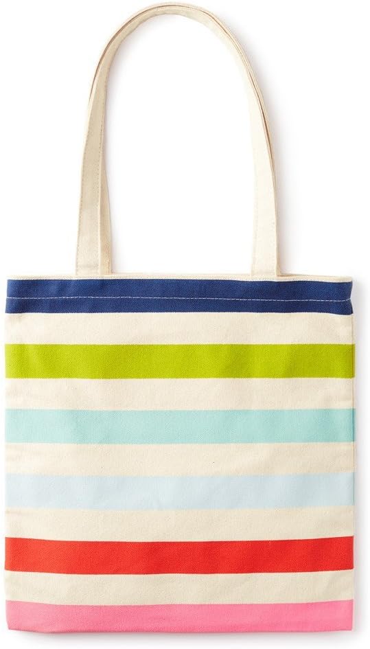 Kate Spade New York Canvas Tote Bag with Interior Pocket