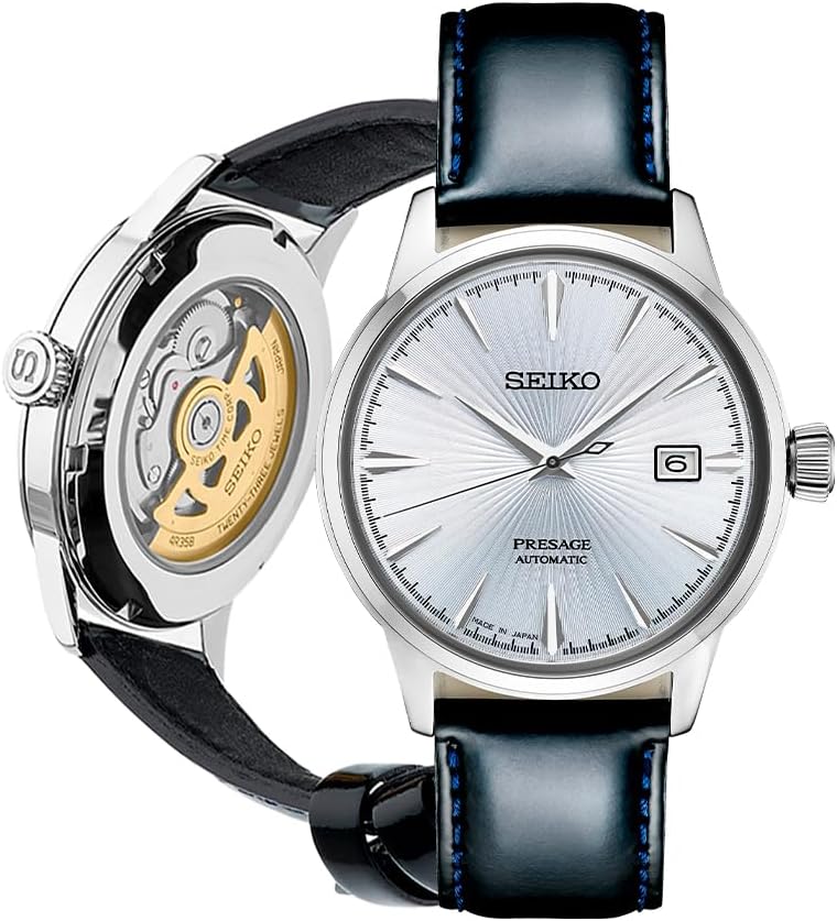 SEIKO SRPB43 Men's PRESAGE Automatic Watch w/Date, Blue