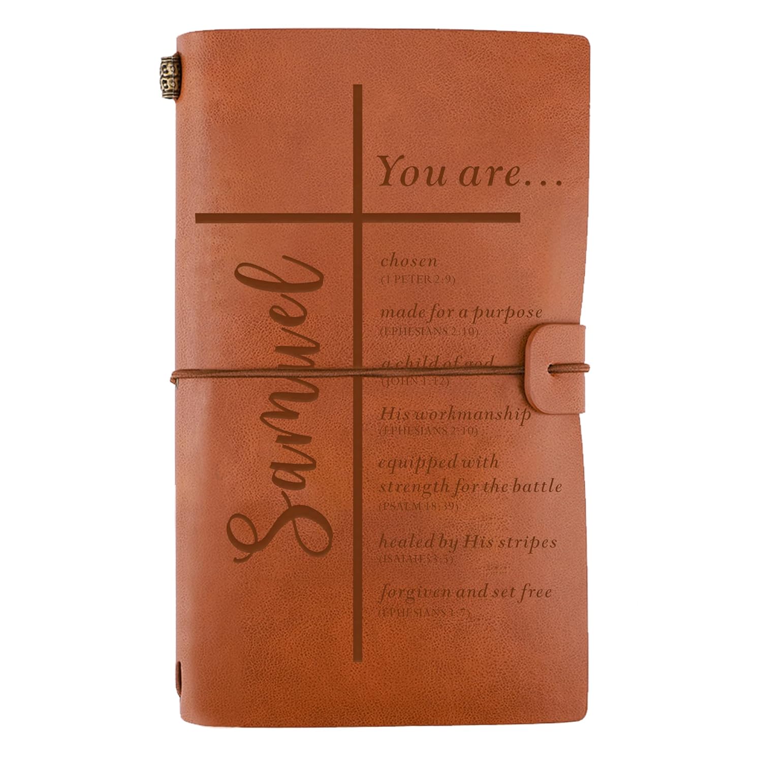 Personalized Christian Journal for men or Women as Religious Retirement Gift, Custom Unique Gift Idea for Friend, Birthday Gift for Daughter Son, Custom Inspirational Gifts with Bible Christian Gift