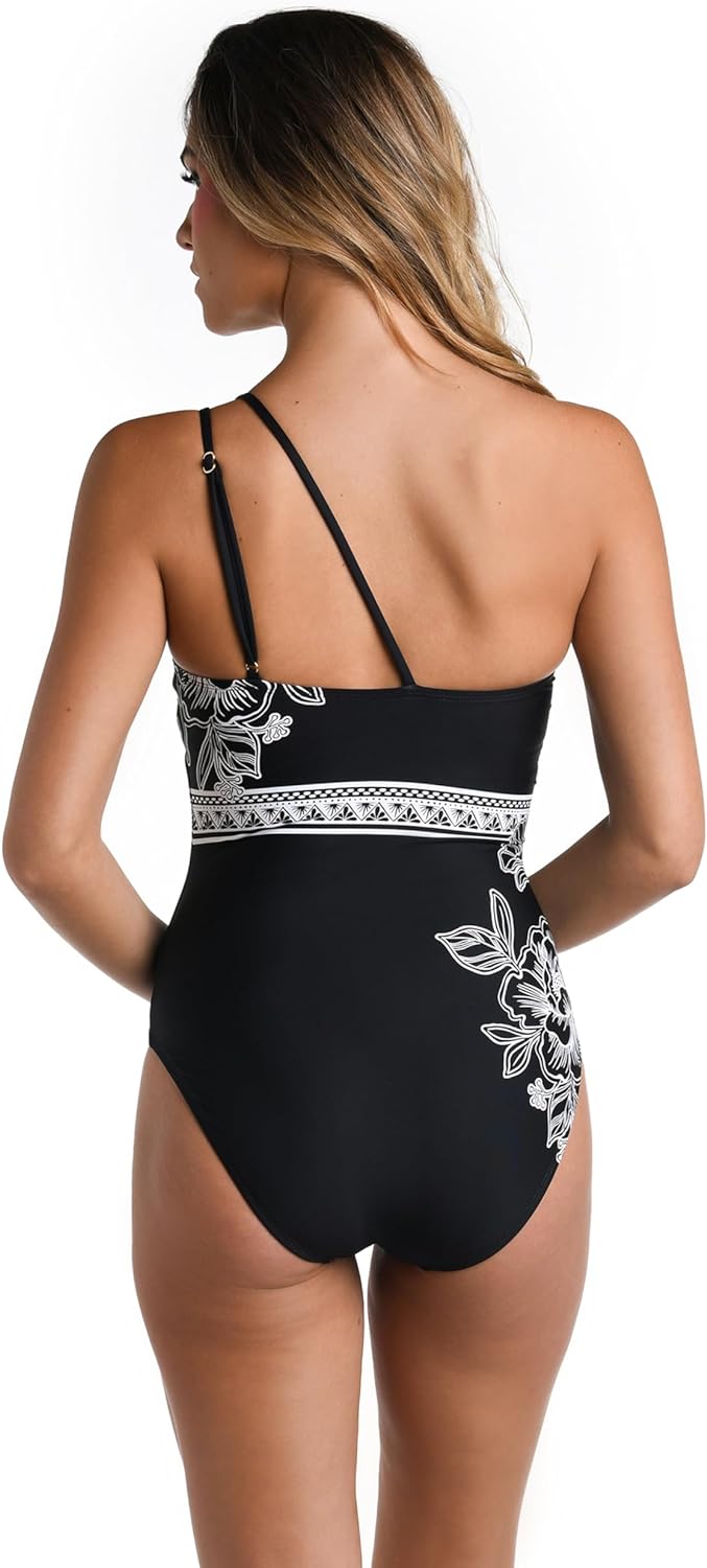 La Blanca Women's Shoulder One Piece Swimsuit