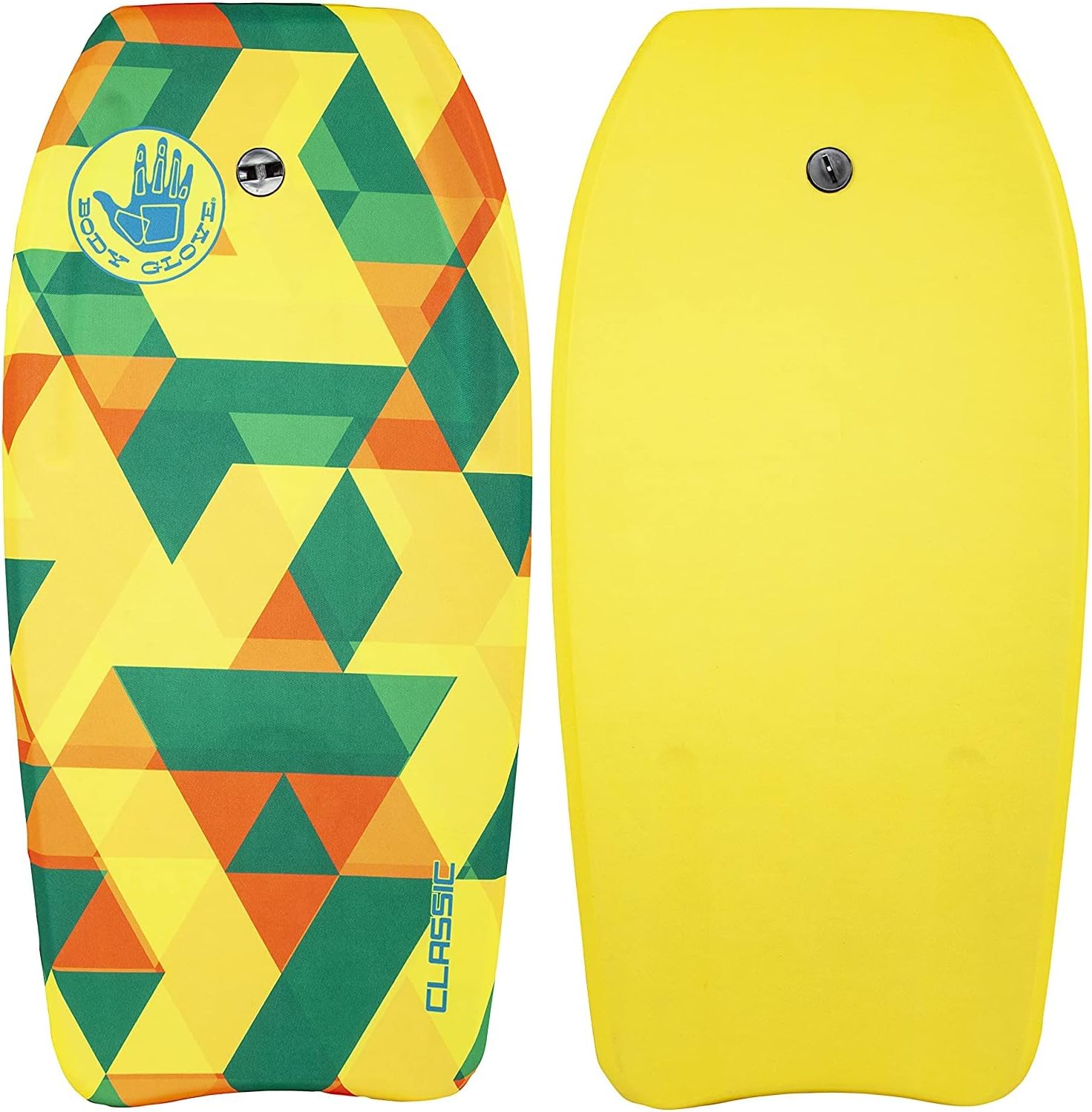 Body Glove Classic 33 Inch Bodyboard - EPS Core, Crescent Tail, Dual Channels, Wrist Leash Included, Graphic Deck, for Kids and Young Adults