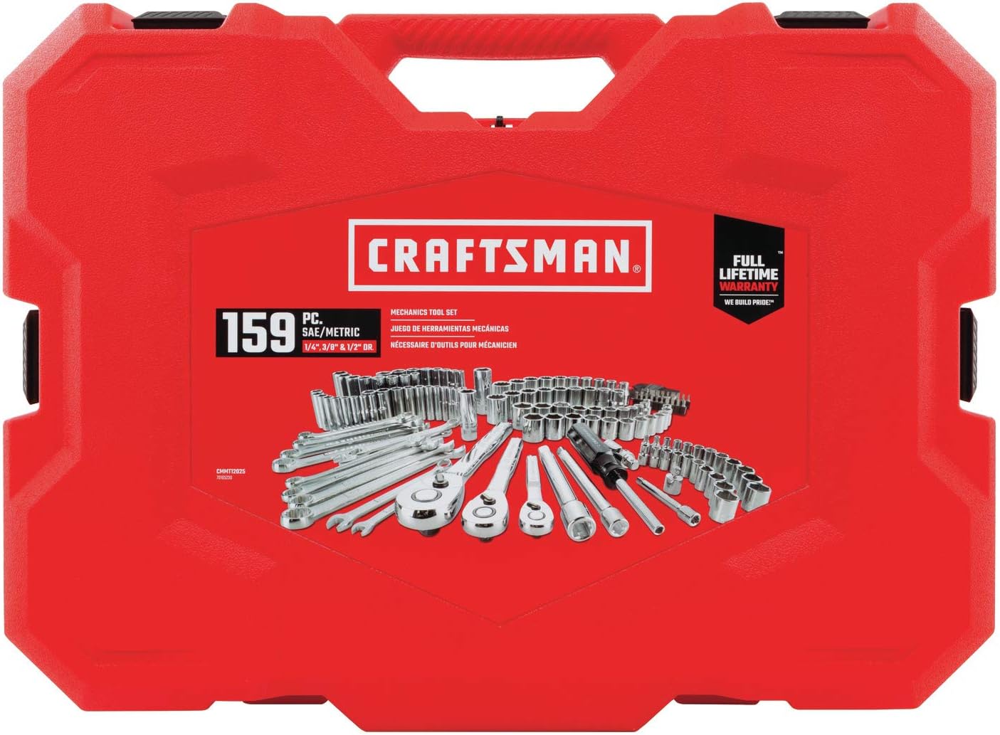 CRAFTSMAN Mechanics Tool Set, SAE/Metric, 159Piece (CMMT12025)