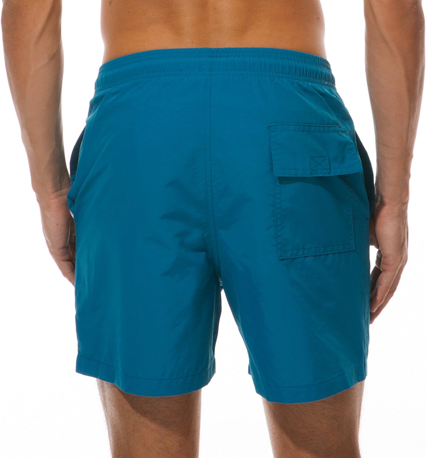 SILKWORLD Men's Swim Trunks Quick Dry Beach Shorts with Pockets