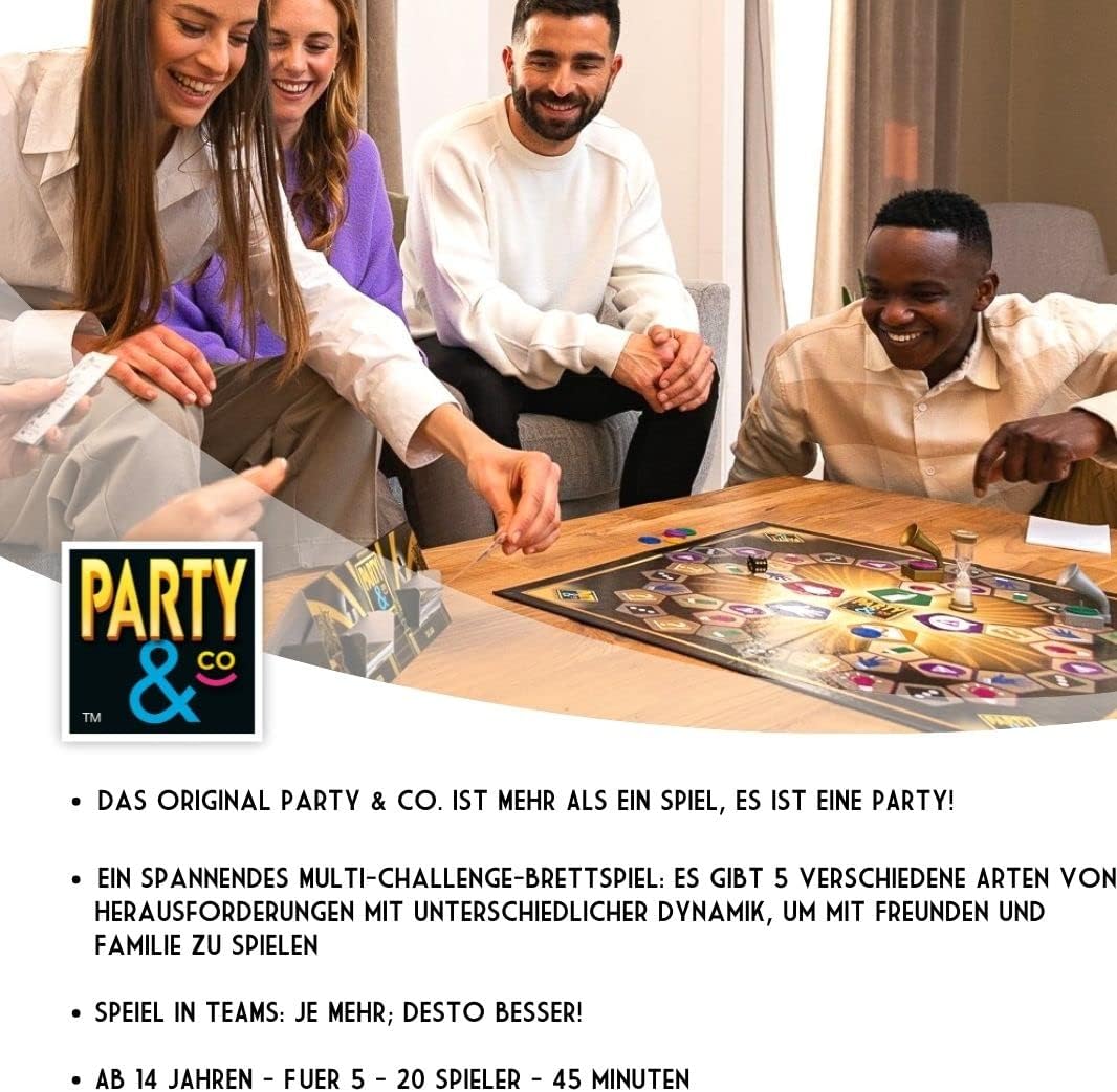 Jumbo - Party & Co. Original 30th Anniversary Party - Board Game, from 3 to 20 Players, from 14 Years, Game in German