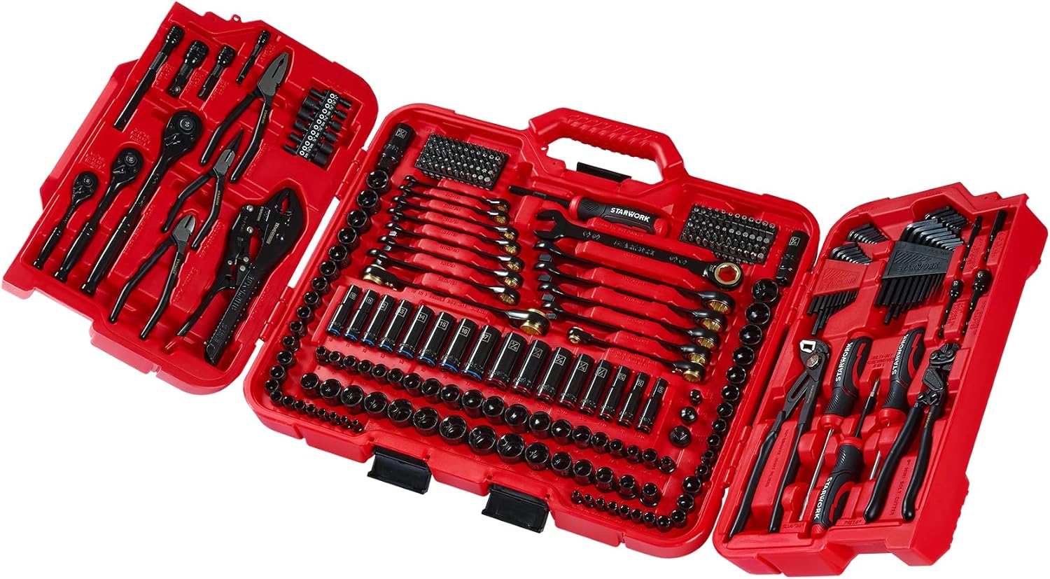 TRUE MECHANIC™ 312-Piece Mechanics Tool Set and Socket Set, Professional, SAE/Metric