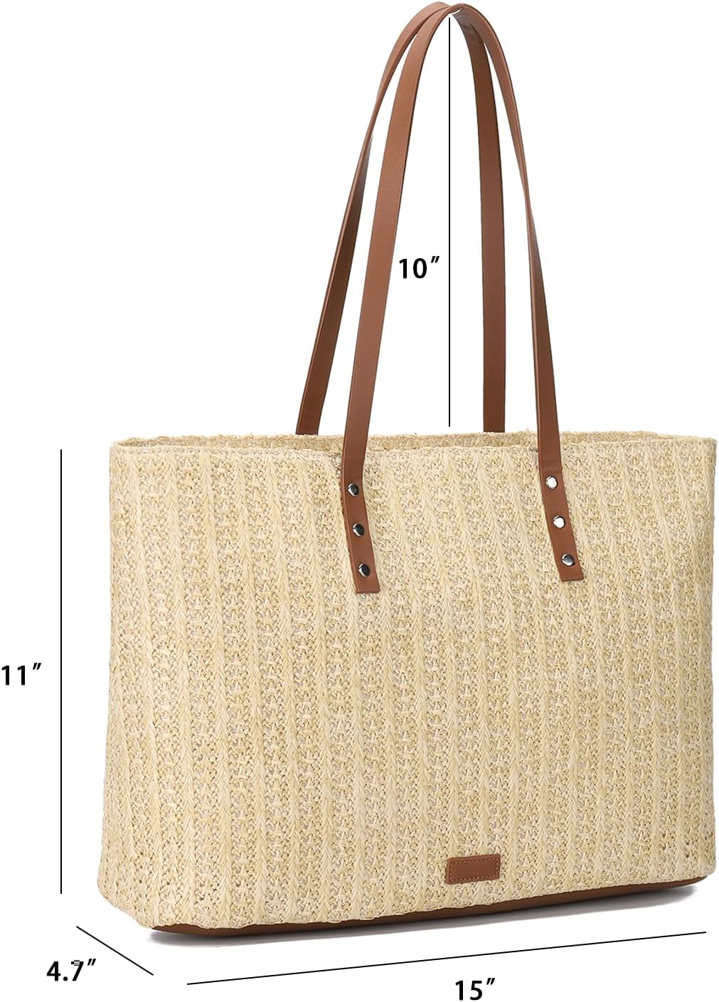 GLITZALL Summer Purses for Women 2024 Straw Tote Bag and Large Woven Summer Handbags for Vacation Beach