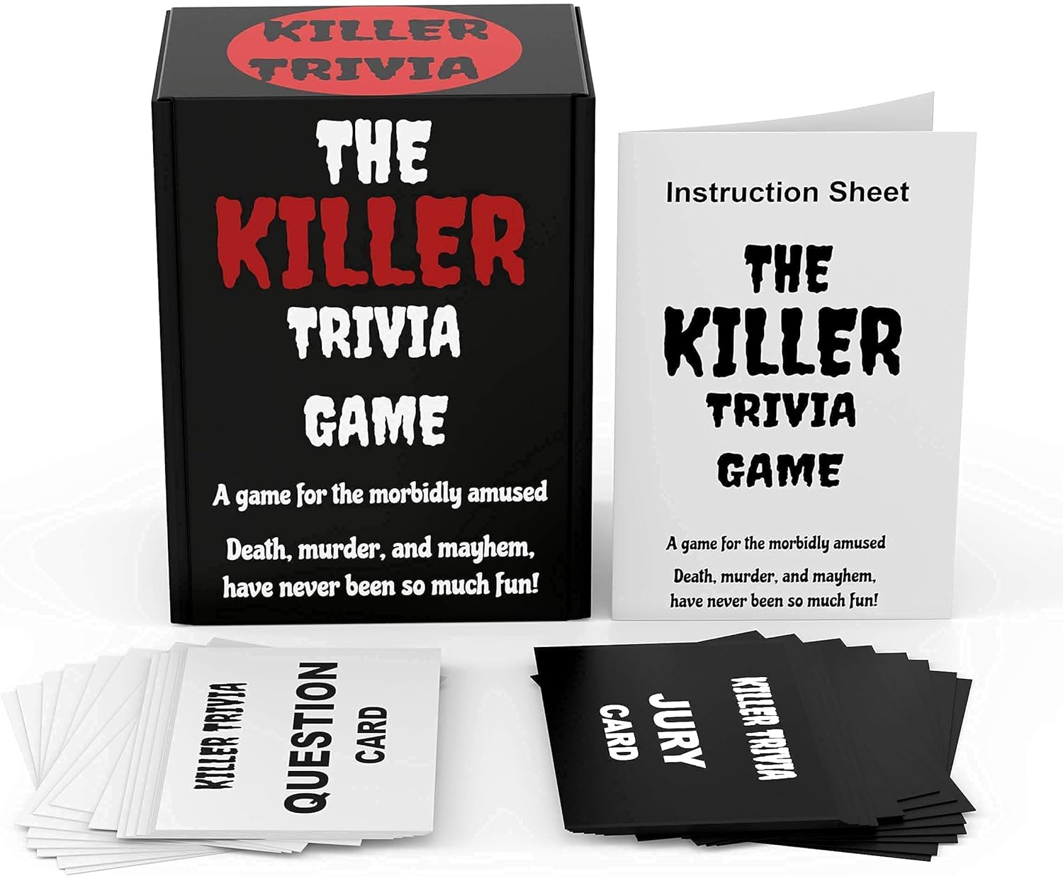 Killer Trivia Game - The Best Murder Mystery Party Game Plus Clue Me in! The Best Word Game for Your Family Game Night.