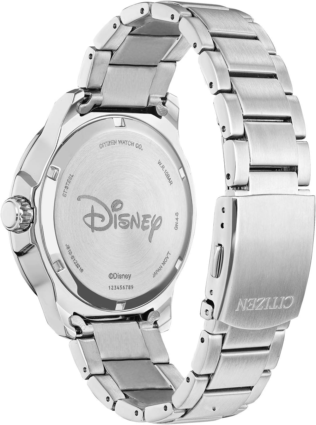 Citizen Men's Eco-Drive Disney Mickey Mouse Scuba Watch, Stainless Steel, Blue Dial, Luminous, 46mm (Model: AW1529-81W)