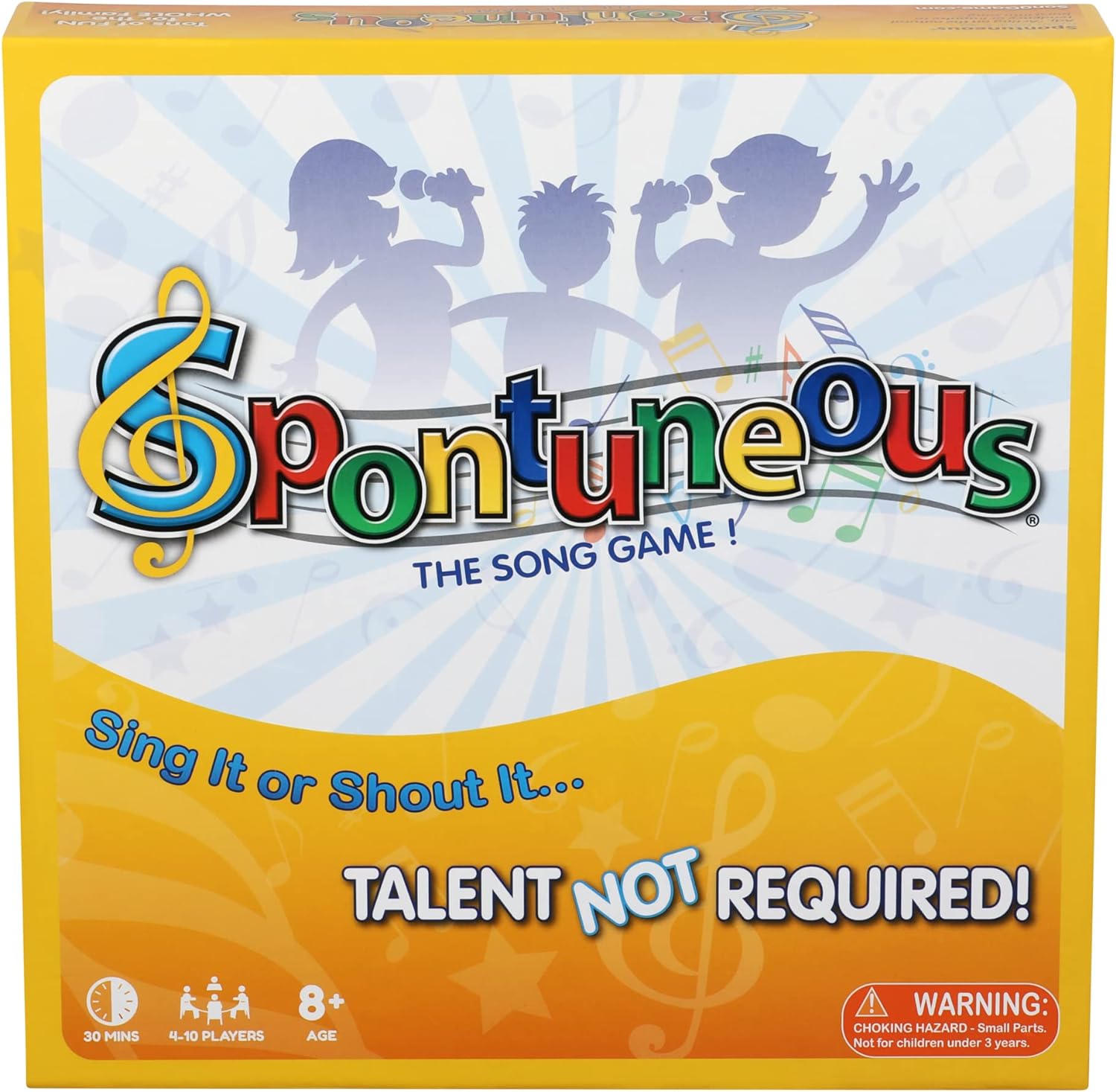 Spontuneous - The Song Game - Sing It or Shout It - Talent NOT Required - Family Party Board Game…