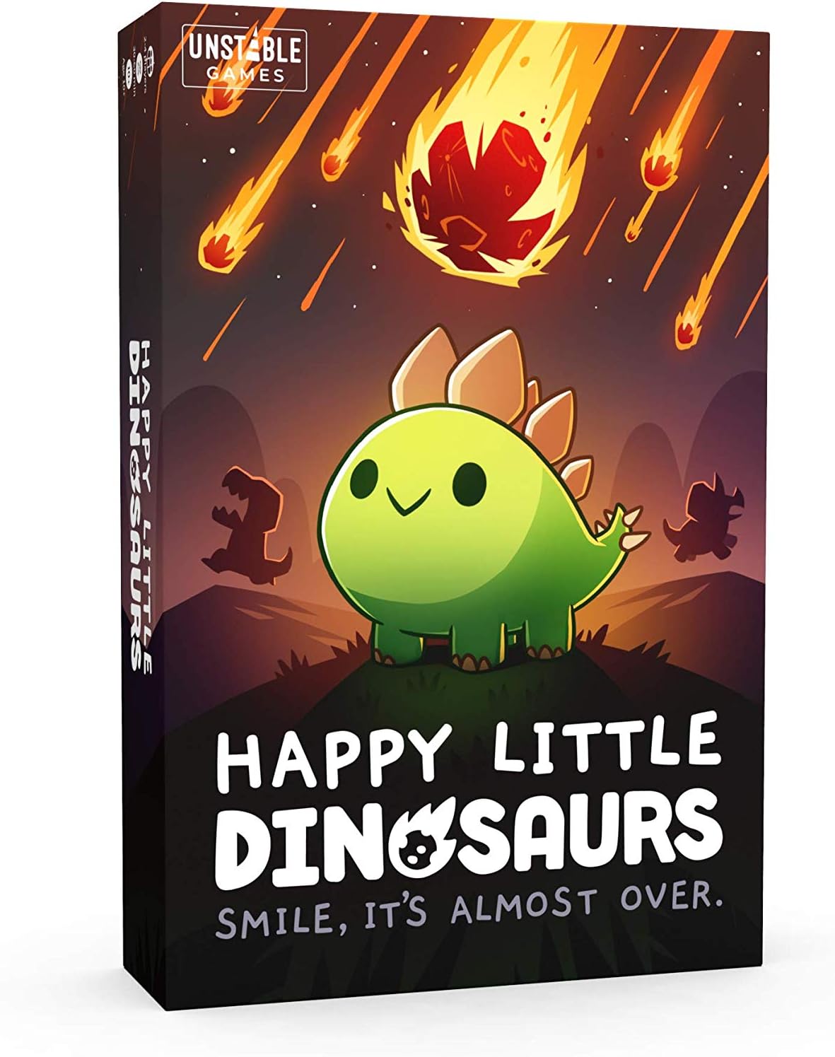 Happy Little Dinosaurs Base Game - Competitive Sabotage Funny Card Game For Kids, Teens, Adults - 2-4 Players, Hand Management