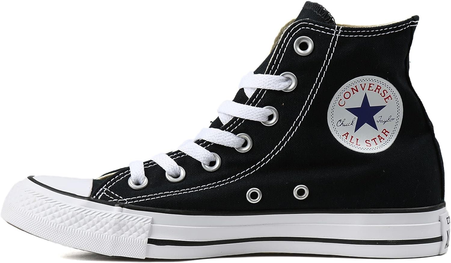 Converse Unisex Chuck Taylor All Star Hi Winter Weight Material Black/Black Sneaker Men's 7.5, Women's 9.5 Medium