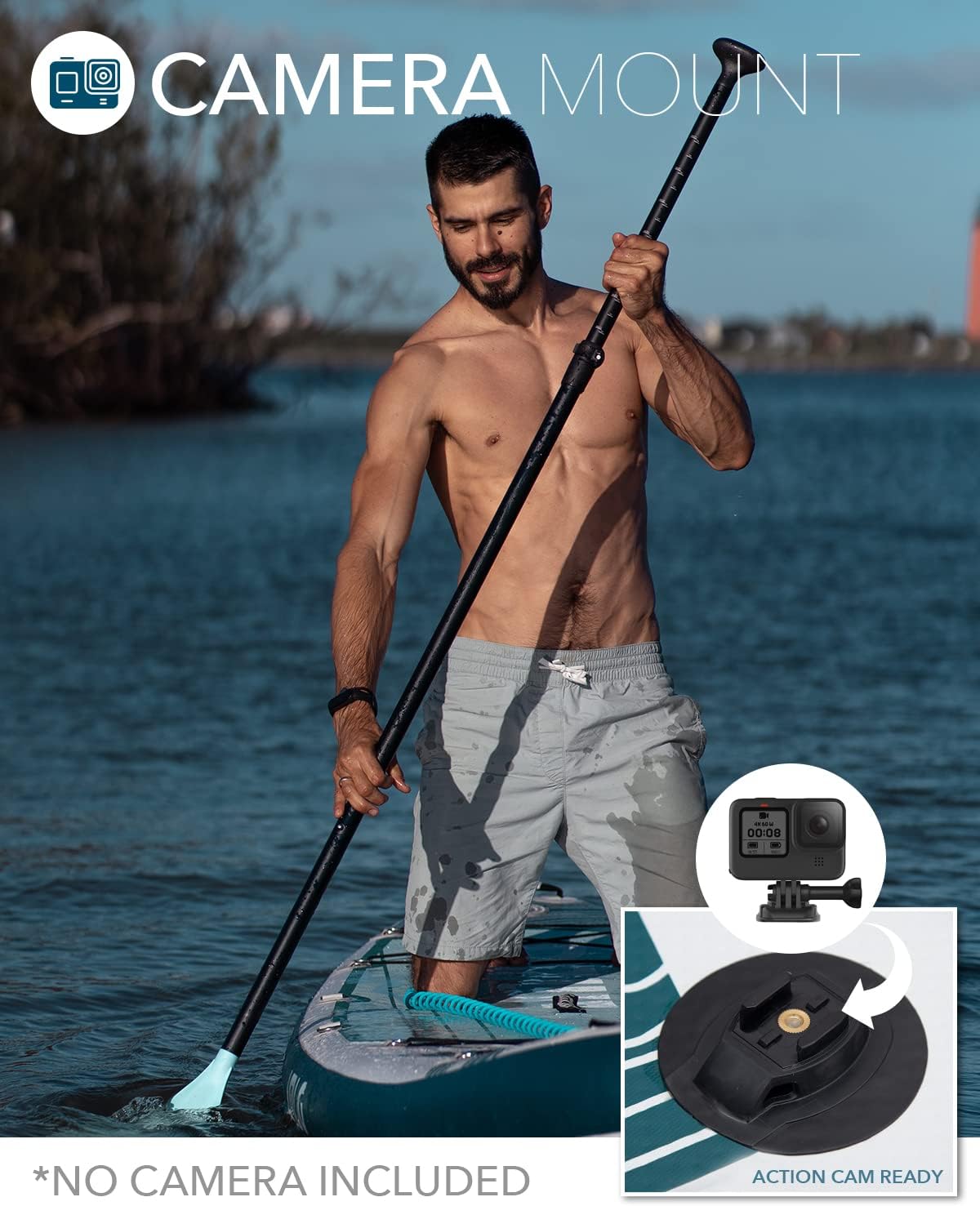 DAMA Premium Inflatable Stand Up Paddle Board (6 inch Thick), sup Board for Adults, SUP, Yoga Boards, Fishing Paddle Boards w/SUP Accessories, 4pcs Kayak Paddle, 32” Wide Stance, Non-Slip Deck