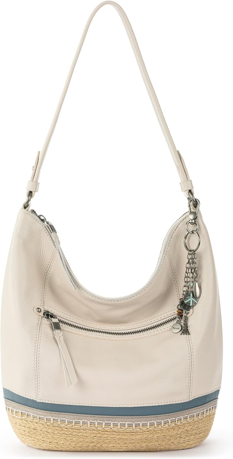 The Sak Sequoia Hobo Bag - Premium Large Leather Women's Handbag for Everyday & Travel - Durable Purse With Zipper Pocket