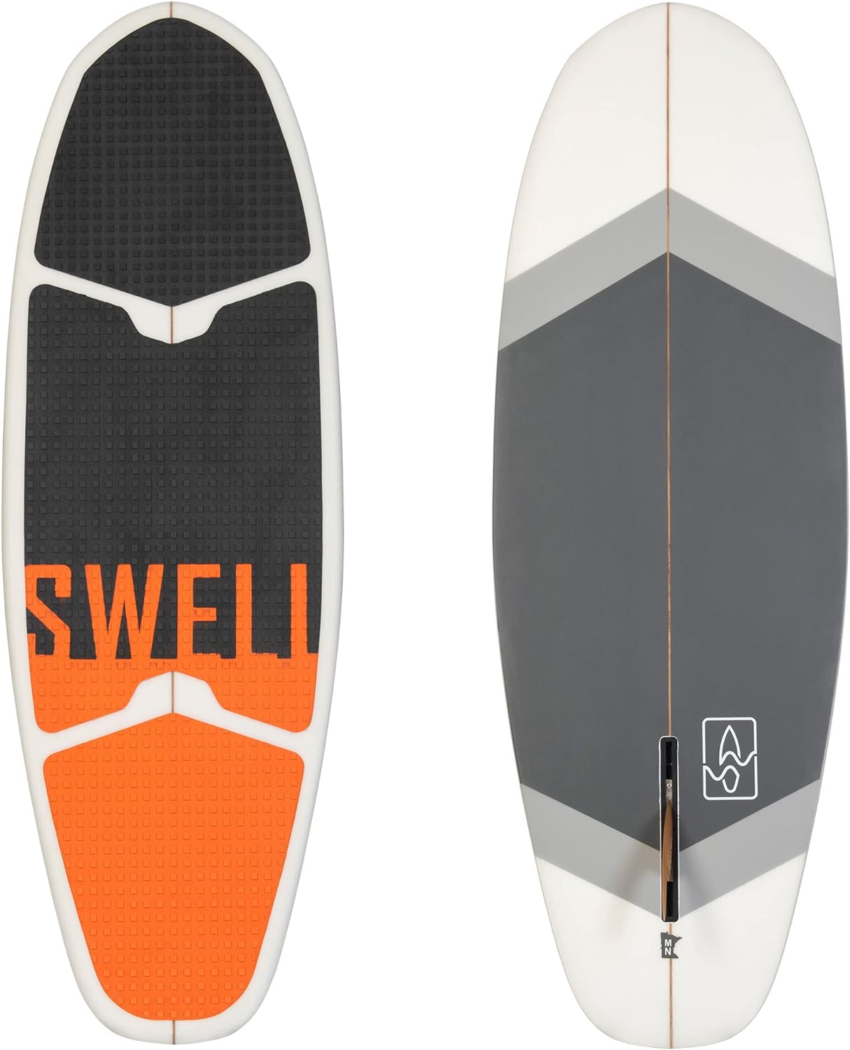 SWELL Wakesurf -Superior Longboard Wakesurf Board - Fin Included - Surf Style Wakesurfer