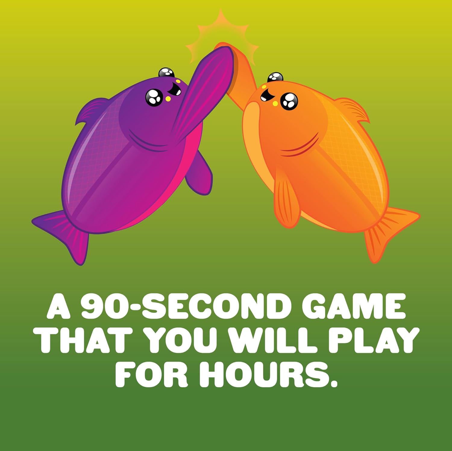 Exploding Kittens Happy Salmon: The 90-Second Family-Friendly Party Card Game for Adults, Teens & Kids