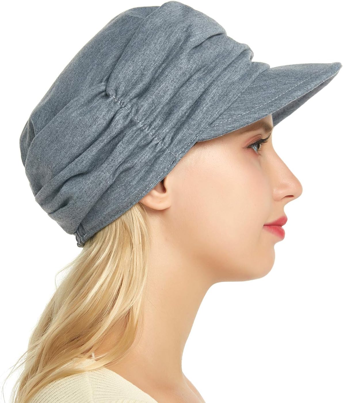 Fashion Hat Cap with Brim Visor for Woman Ladies, Best for Daily Use