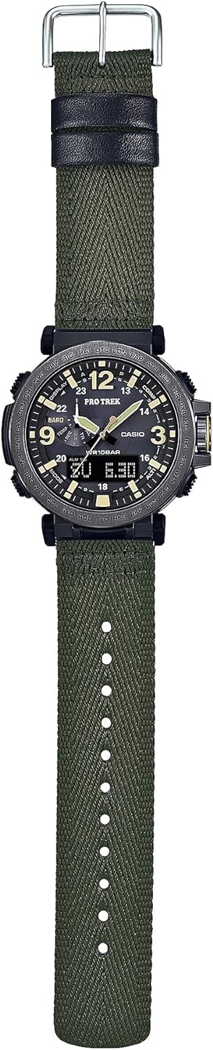 Casio Men's PRG-600YB-3CR PRO TREK Analog-Digital Display Quartz Green Watch (PRG600YB-3)