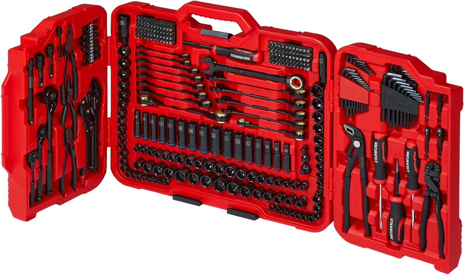 TRUE MECHANIC™ 312-Piece Mechanics Tool Set and Socket Set, Professional, SAE/Metric