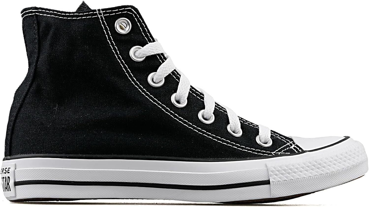 Converse Unisex Chuck Taylor All Star Hi Winter Weight Material Black/Black Sneaker Men's 7.5, Women's 9.5 Medium