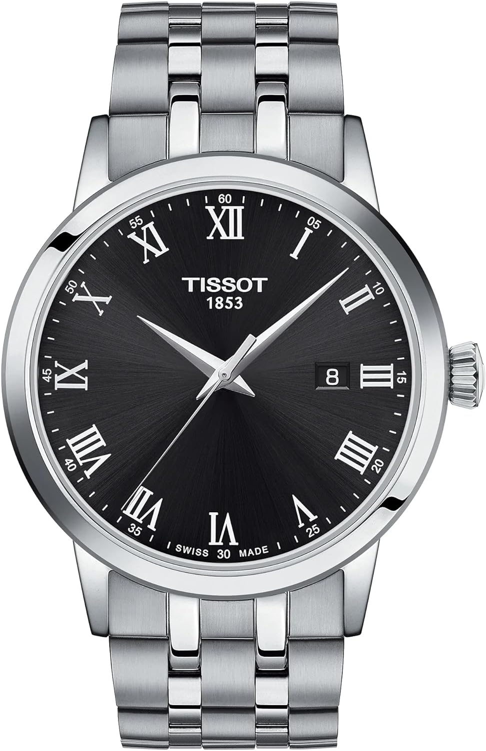 Tissot Mens Classic Dream Stainless Steel Dress Watch