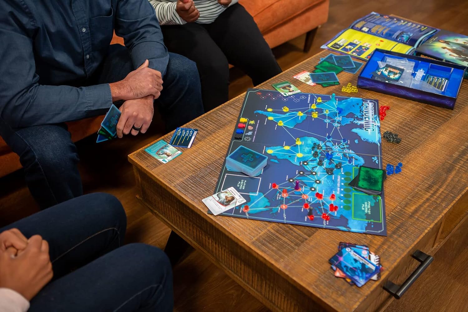 Pandemic Board Game (Base Game) | Cooperative Board Game for Adults and Family | Ages 8+ | 2 to 4 players | Average Playtime 45 minutes | Made by Z-Man Games