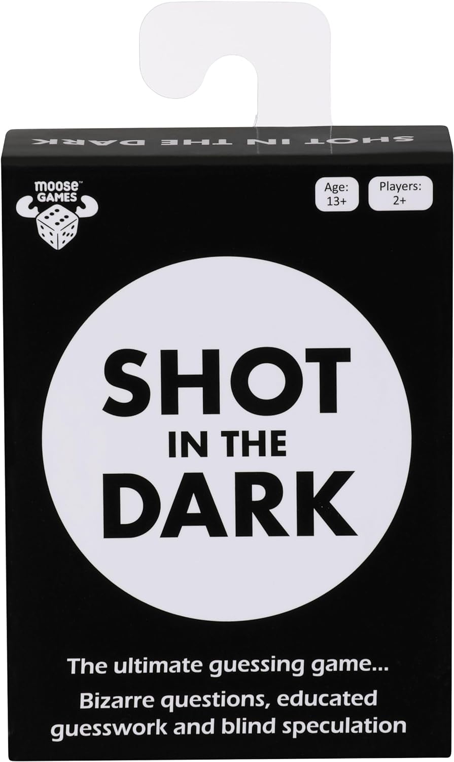 Shot in the Dark - Moose Games - The Ultimate Unorthodox Quiz Game, Multicolor, 91022