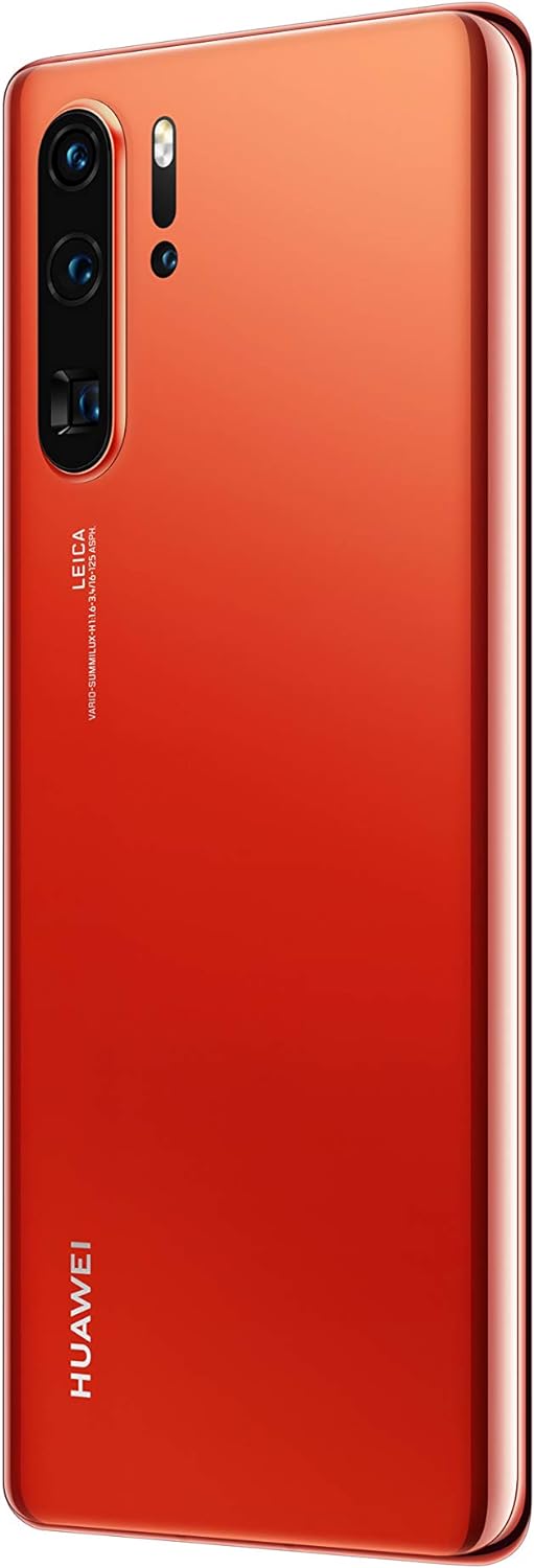 Huawei P30 Pro Dual/Hybrid-SIM 128GB VOG-L29 (GSM Only, No CDMA) Factory Unlocked 4G/LTE Smartphone - International Version (Amber Sunrise)