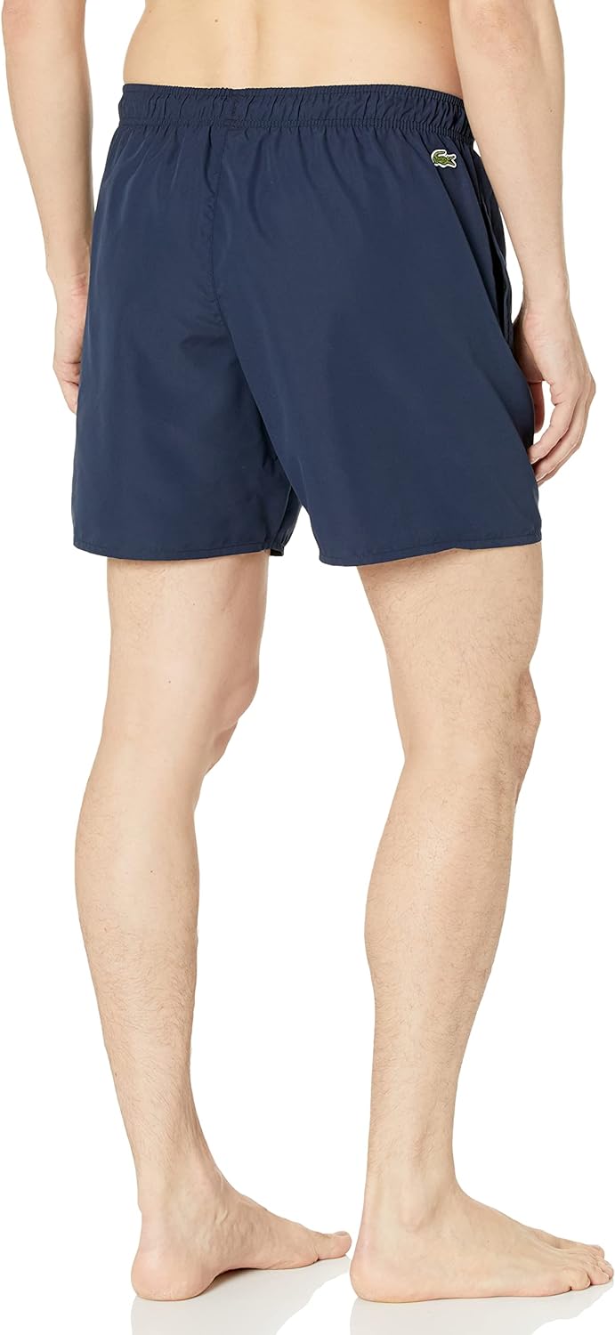 Lacoste Men's Standard Front Pocket Drawstring Swim Shorts