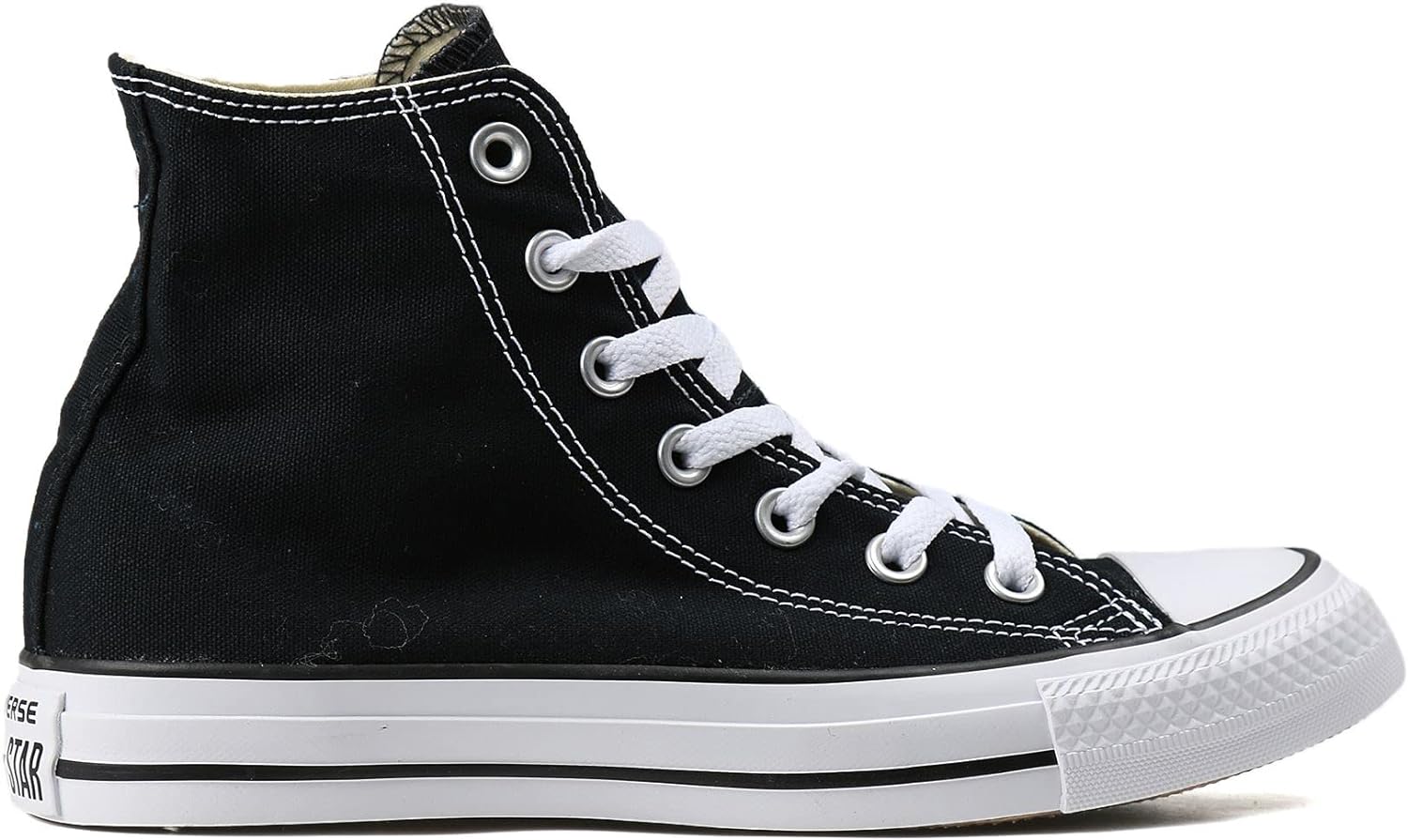 Converse Unisex Chuck Taylor All Star Hi Winter Weight Material Black/Black Sneaker Men's 7.5, Women's 9.5 Medium