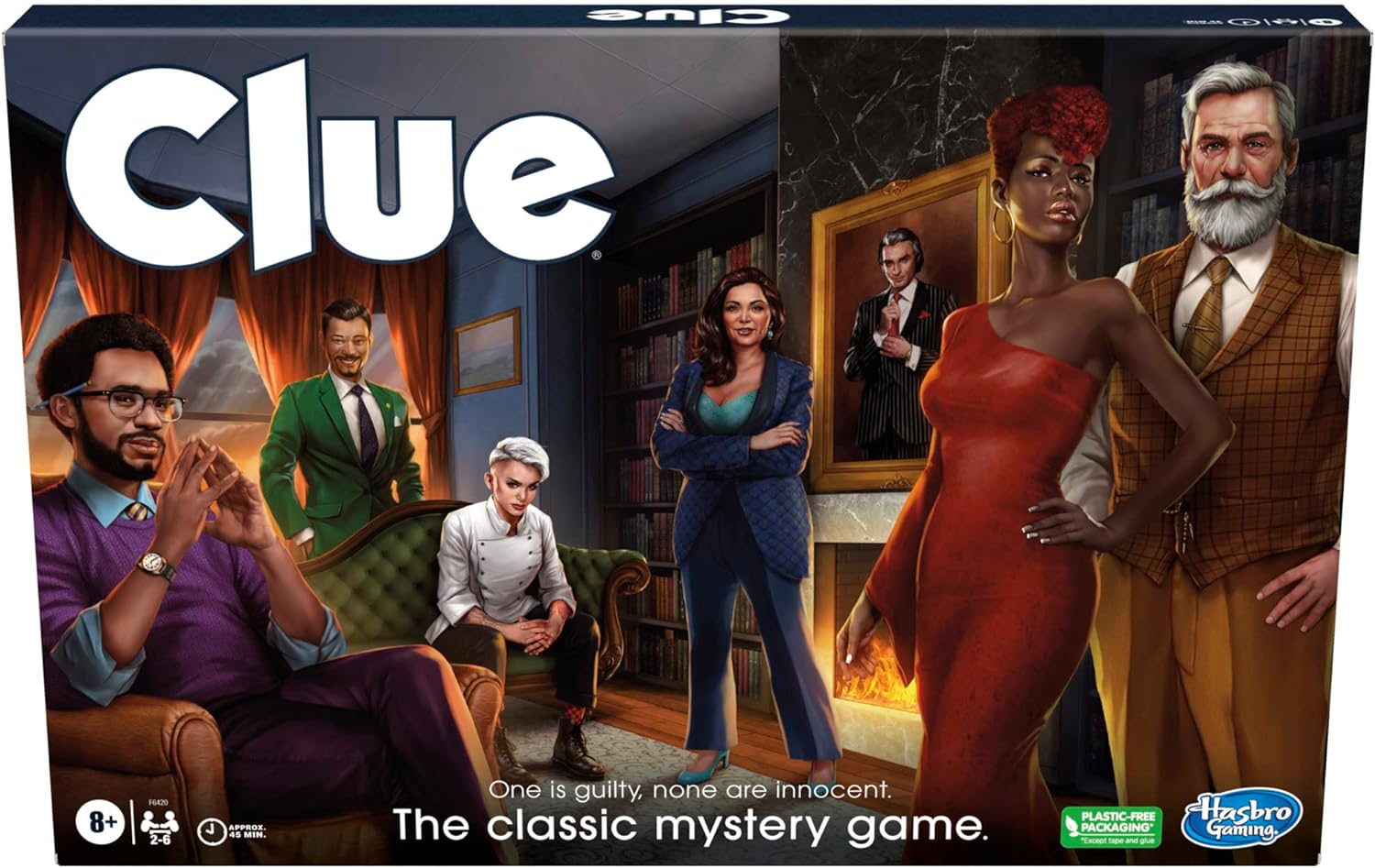 Hasbro Gaming Clue Board Game for Kids Ages 8 and Up, Reimagined Clue Game for 2-6 Players, Mystery Games, Detective Games, Family Games for Kids and Adults