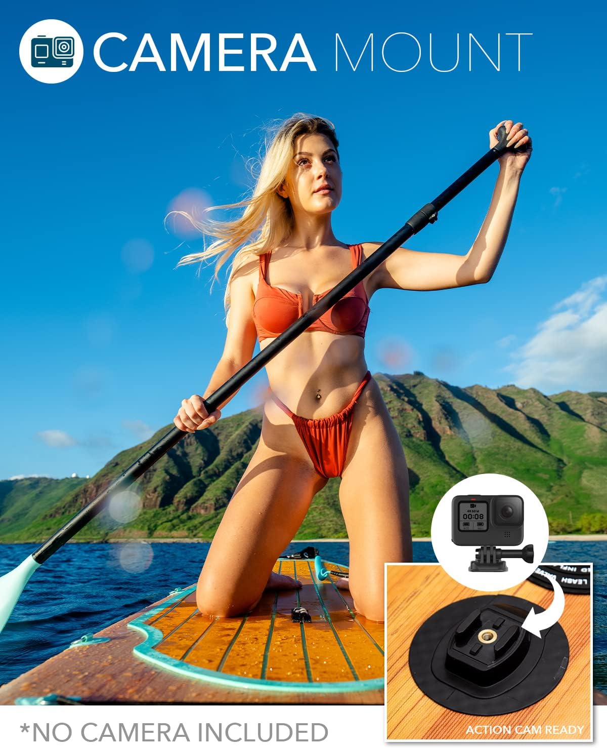 DAMA 9'6"/10'6"/11' Inflatable Stand Up Paddle Board, Yoga Board, Camera Seat, Floating Paddle, Hand Pump, Board Carrier, Waterproof Bag, Drop Stitch, Traveling Board for Surfing