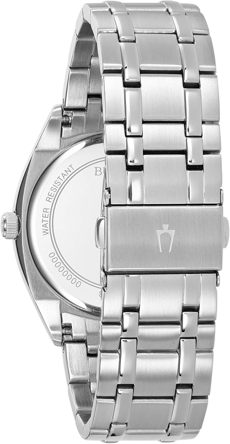 Bulova Men's Classic Surveyor 2-Hand Day/Date Quartz Watch, Luminous Hands, 39mm