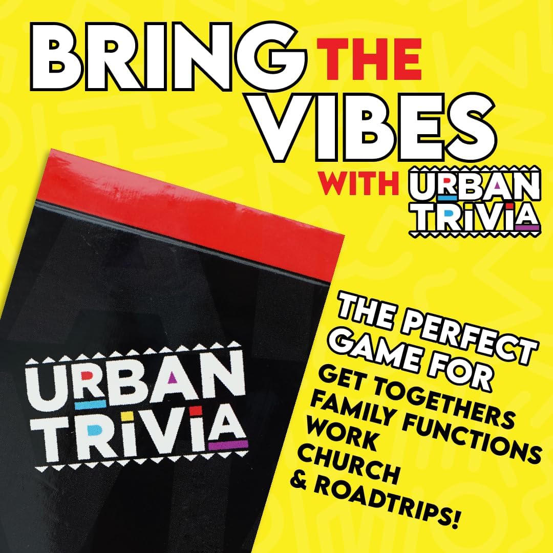 Black Card Game for The Culture! Fun Trivia on Black TV, Movies, Music, Sports, & Growing Up Black! Great Trivia for Adult Game Nights and Family Gatherings.