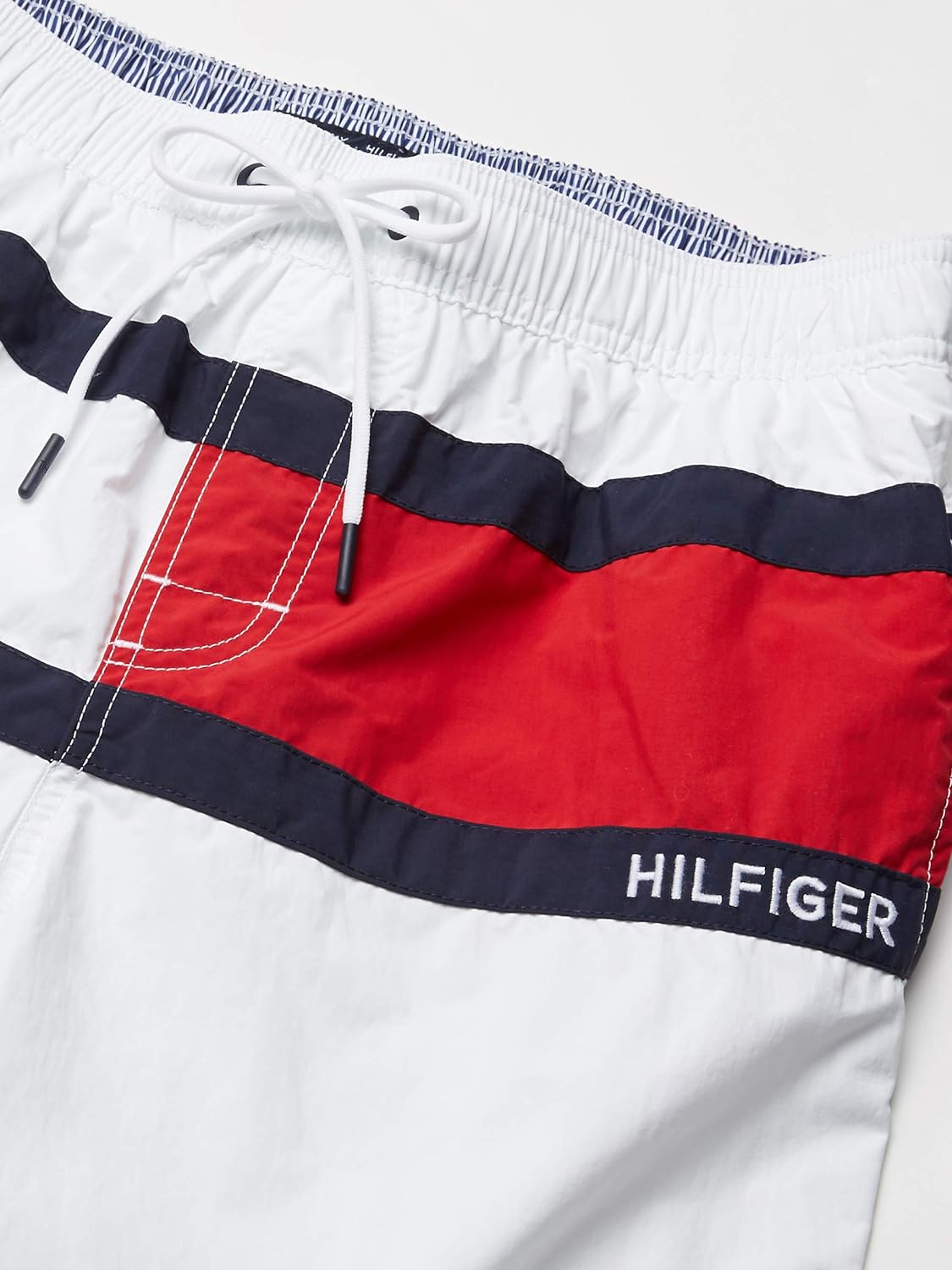 Tommy Hilfiger Men's 7” Flag Swim Trunks with Quick Dry