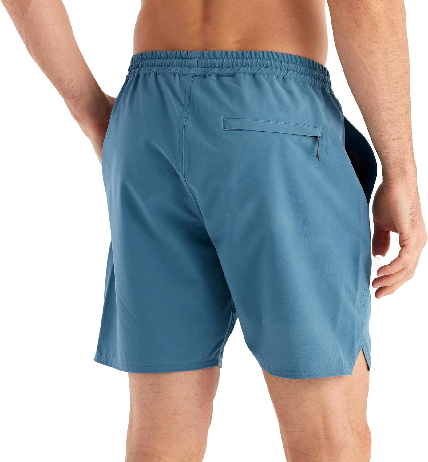 Free Fly Andros Men's Swim Trunks - UPF 50+ Sun Protection with Adjustable Fit, 7 Inch Inseam Swimming Shorts for Men