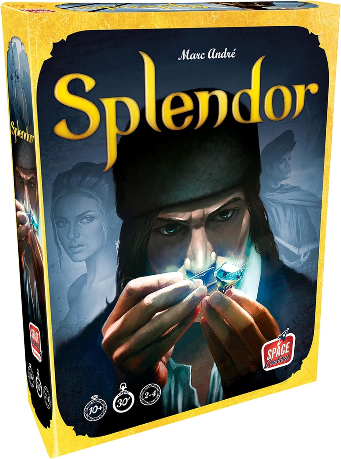 Splendor Board Game (Base Game) - Strategy Game for Kids and Adults, Fun Family Game Night Entertainment, Ages 10+, 2-4 Players, 30-Minute Playtime, Made by Space Cowboys