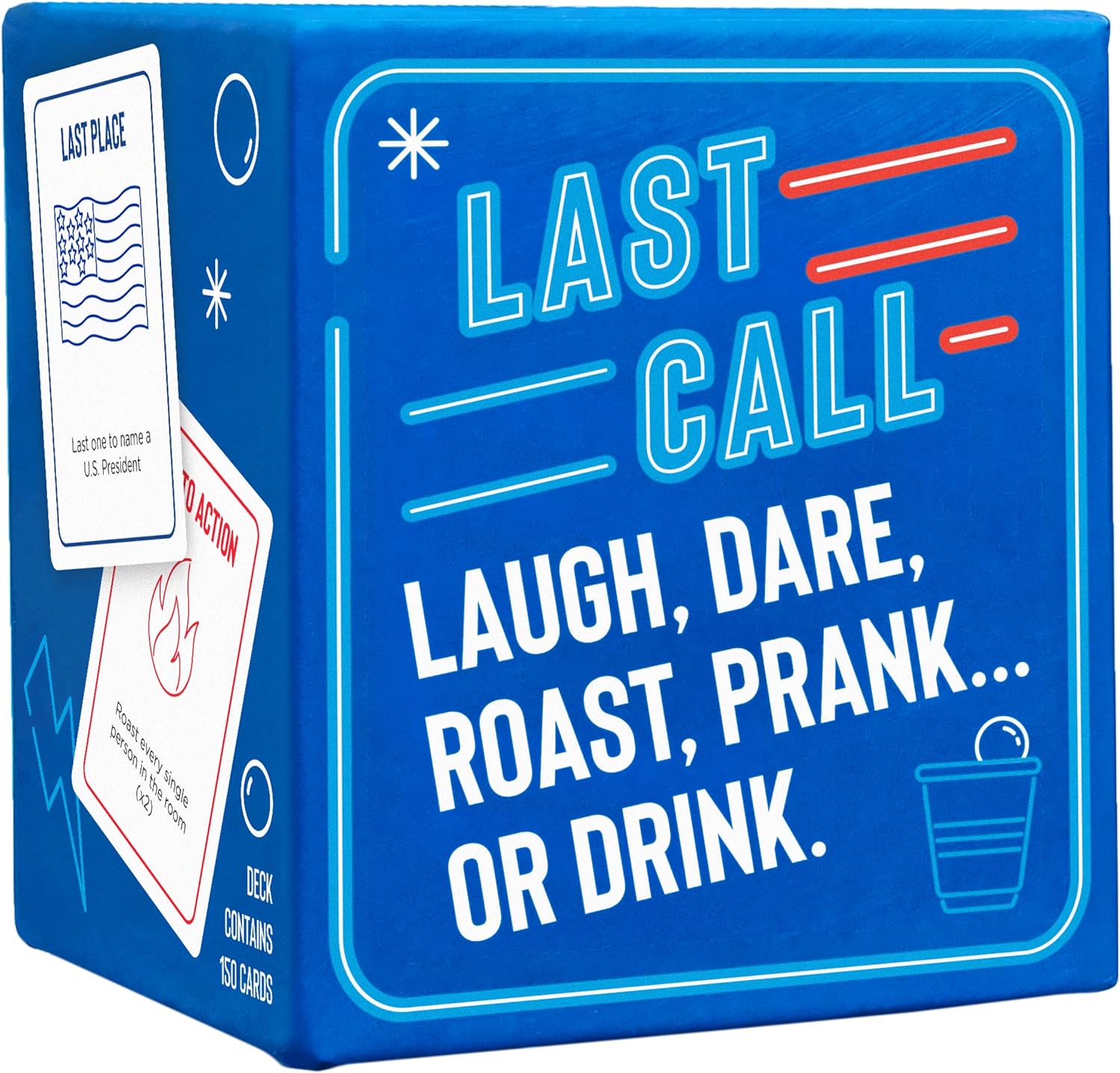 OFF TOPIC Last Call Drinking Game for Adults - Game Cards for Parties and Group Game Nights