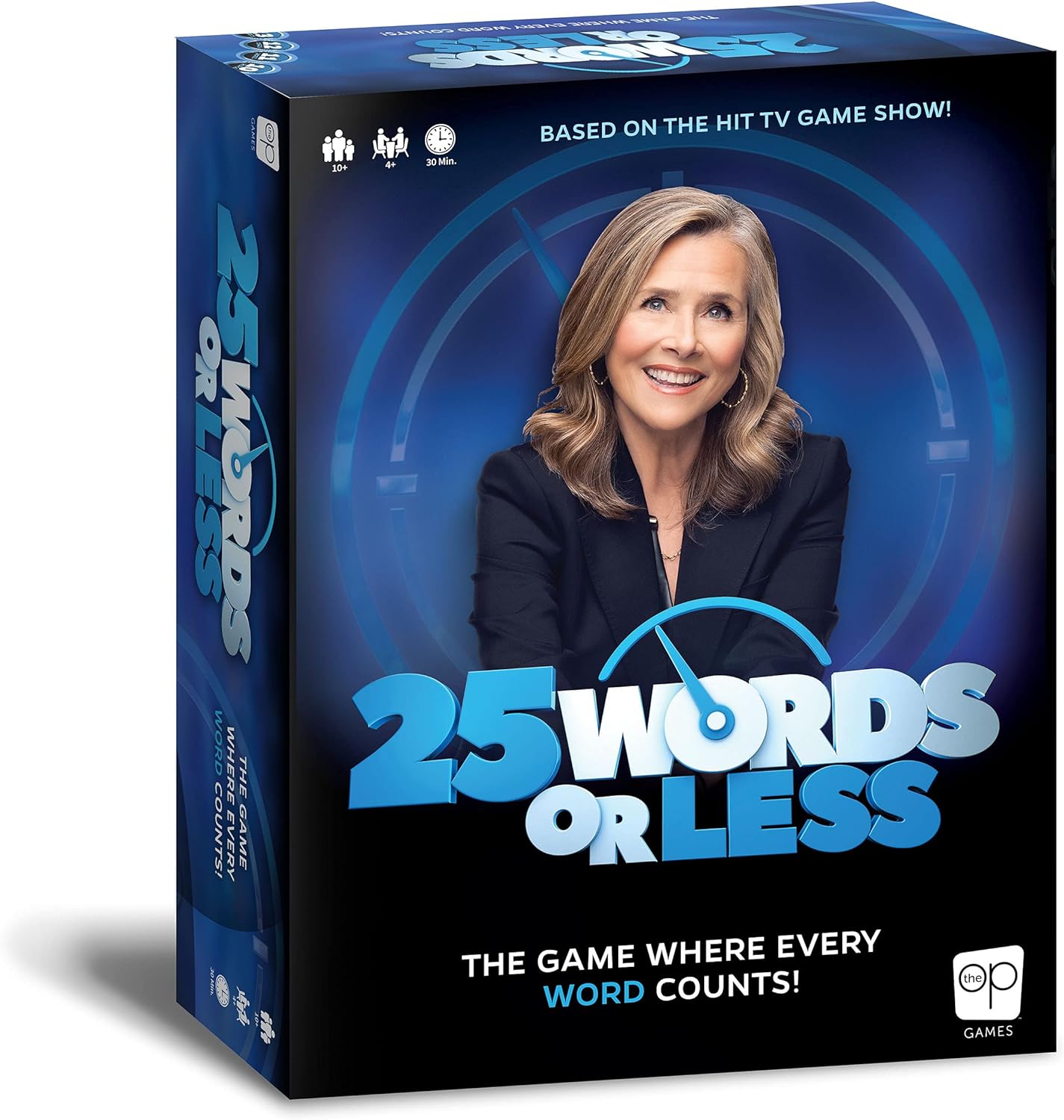 USAOPOLY 25 Words or Less | Fast-Paced Word/Friends & Family Board Game | Based on Popular TV Game Show with Meredith Vieira