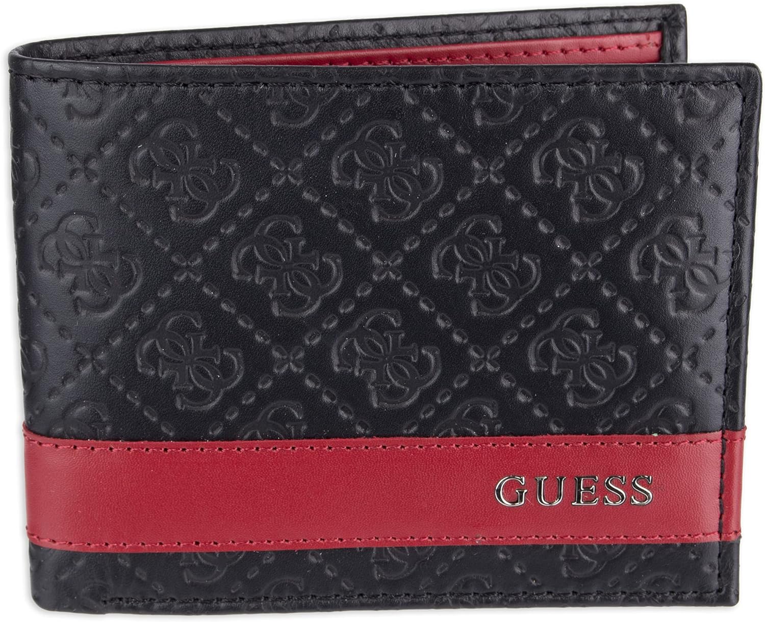 Guess Men's Leather Slim Bifold Wallet