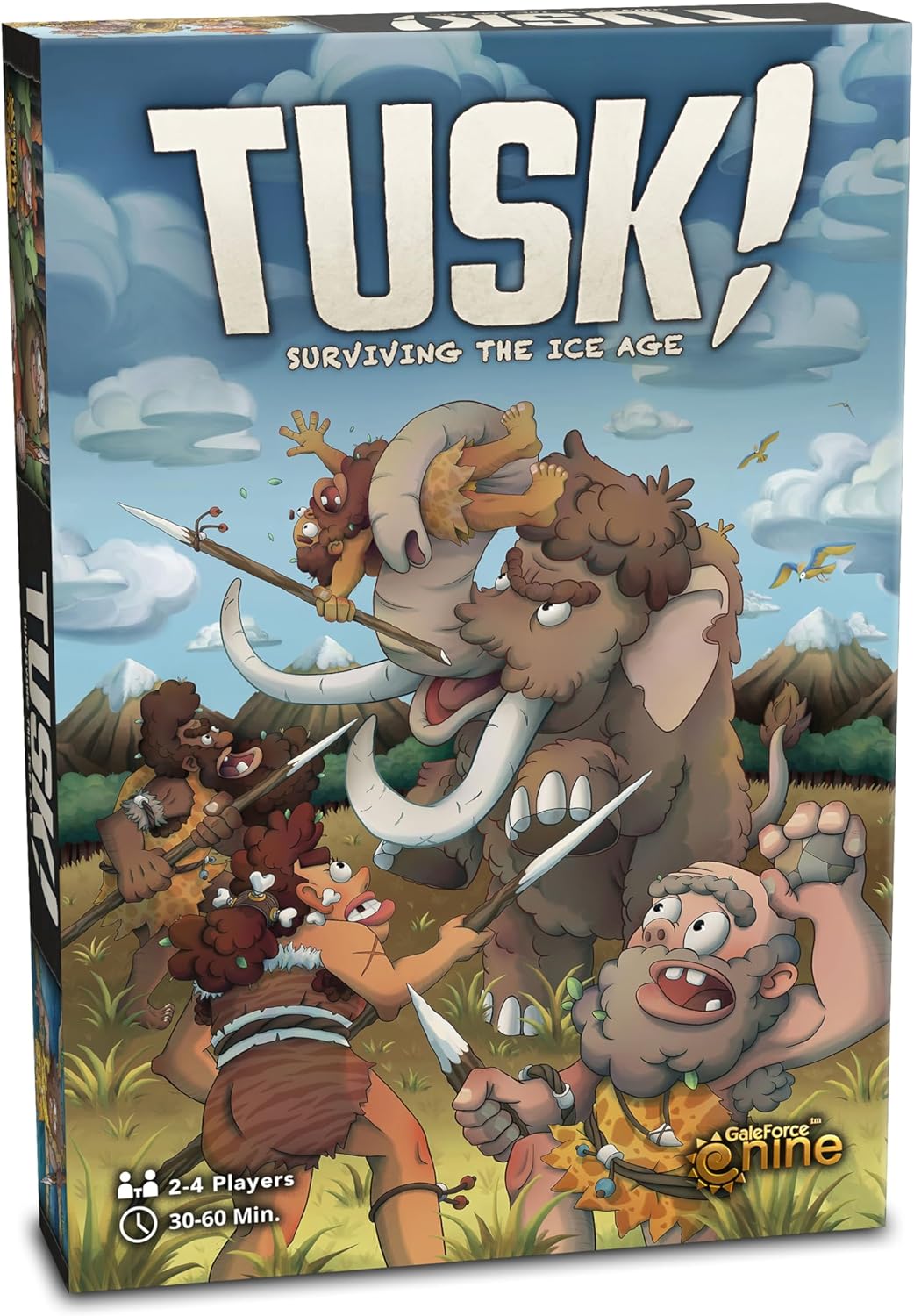 Gale Force 9 TUSK! Surviving The Ice Age - Strategy Board Game, Ages 10+, 30-60 Min, 2-4 Players